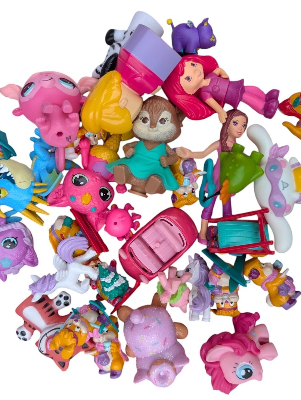 30 Piece Assorted Toy Figures Lot - Mixed Characters